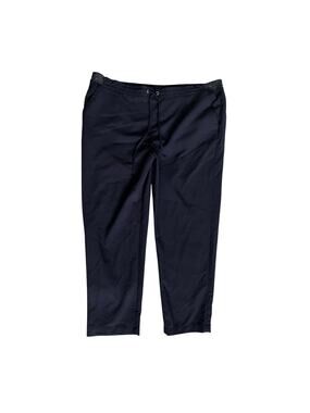 A New Day Navy Sparkle Jogger Pants XL Drawstring Elastic Waist Casual